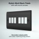BG Grid Lite Matt Black 6G Cover